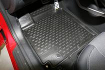 Hyundai Veloster 2011–2017 Gummimåtter til kabinen (4 stk., Novline) foto 2