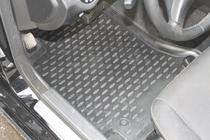 Mercedes C-class W204 2007–2015 Gummimåtter til kabinen (4 stk., Novline) foto 5