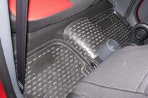 Mitsubishi Colt 2004–2012 (2009↗) Gummimåtter til kabine (4 stk., Novline) 5D foto 2