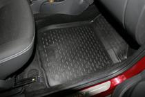 Renault Sandero 2007–2013 Gummimåtter til kabinen (4 stk., Novline) foto 3