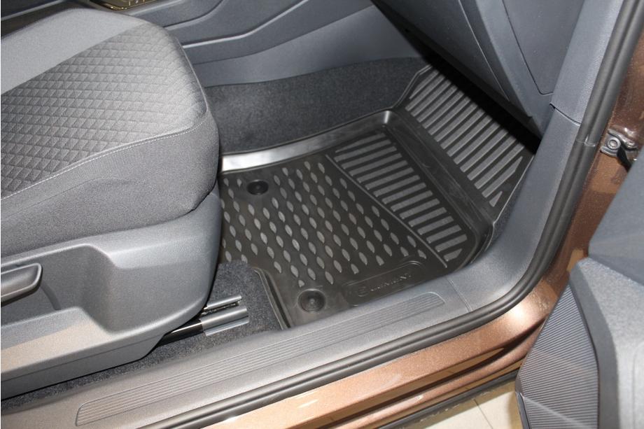 Volkswagen Tiguan 2016–2023 Gummimåtter til kabinen (4 stk., Novline) 5D (kort karosseri) Foto 2