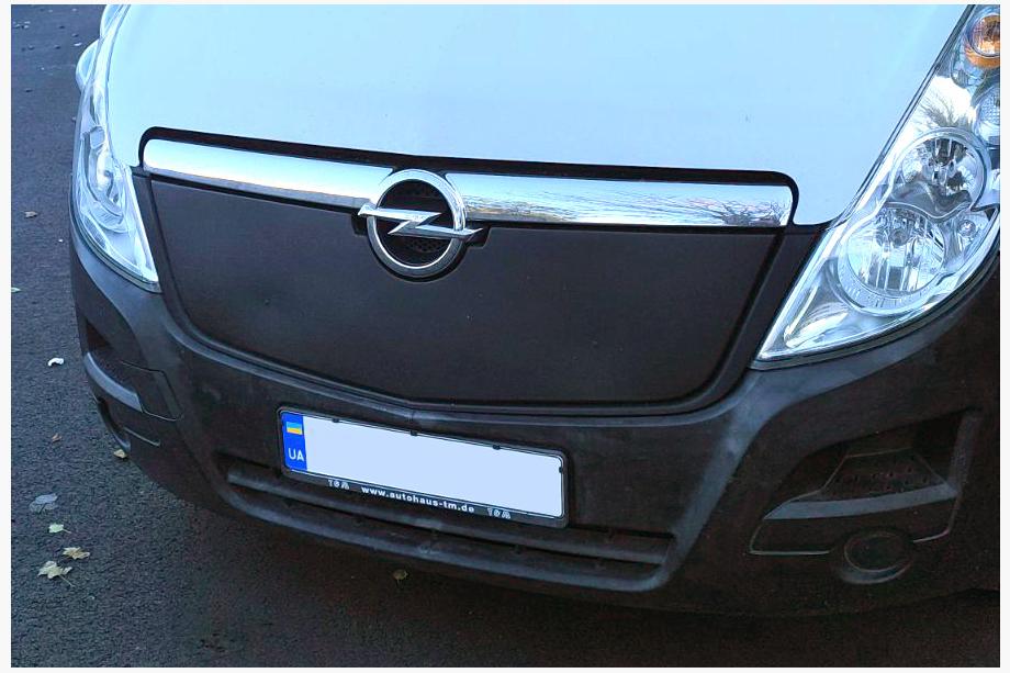 Opel Movano 2010–2021 Vinterafdækning til kølergrill Foto 2