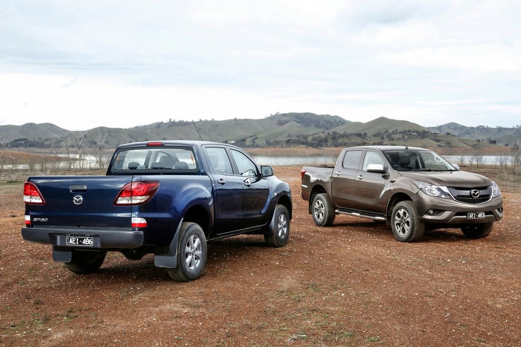 Mazda BT-50: mellemstor pick-up med stigeramme
