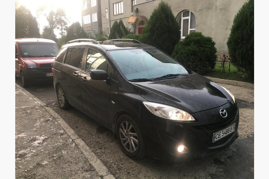 Mazda 5 2010–2018 Tagrælinger i aluminium (krom) Plastfødder Foto 6
