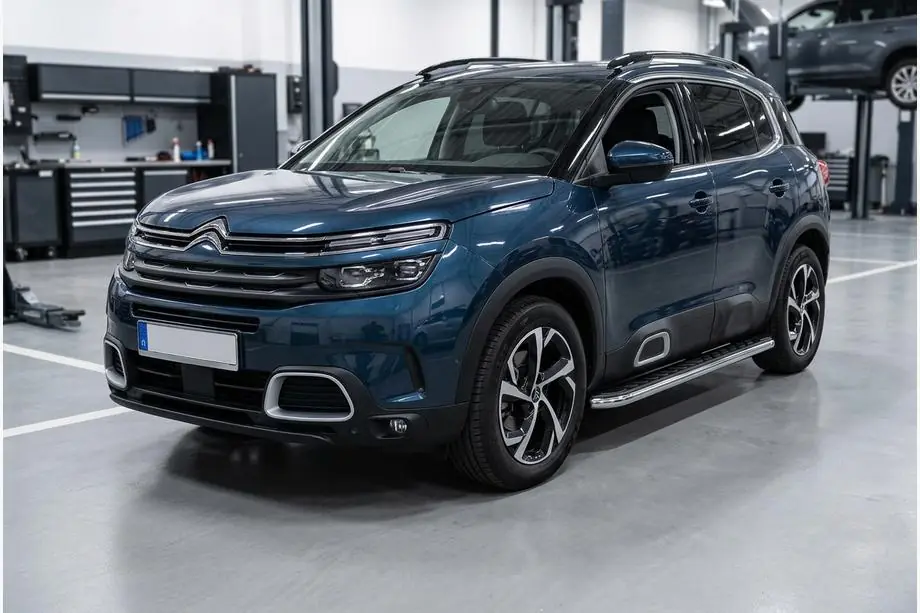 Citroen C5 Aircross 2017–2025 Maydos V1 sidetrin (2 stk., aluminium + rustfrit stål) Image