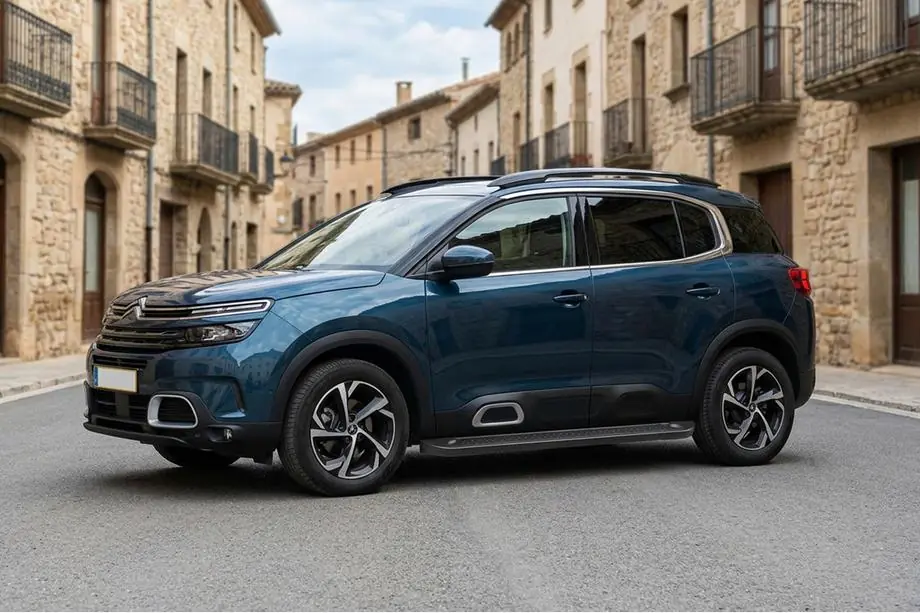 Citroen C5 Aircross 2017–2025 Allmond Black sidetrin (2 stk., aluminium) Image