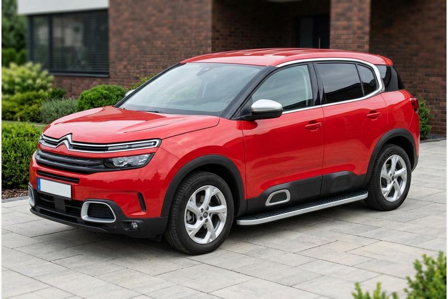 Citroen C5 Aircross 2017–2025 Sidestrin Tayga Grey (2 stk., aluminium) Image