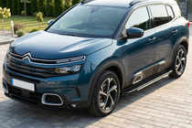Citroen C5 Aircross 2017–2025 Sideskørter Bosphore Grey (2 stk., aluminium) foto 1