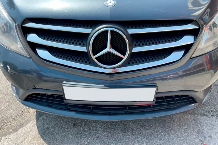 Mercedes Citan 2013–2021 Grillister (5 stk., rustfrit stål) Carmos - Tyrkisk stål Foto 5