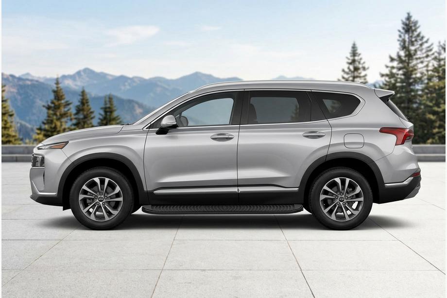 Hyundai Santa Fe 4 2018–2023 Sidetrin Tayga Black (2 stk., aluminium) Image