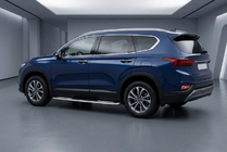 Hyundai Santa Fe 4 2018–2023 Sidetrin Tayga V2 (2 stk., aluminium) foto 1