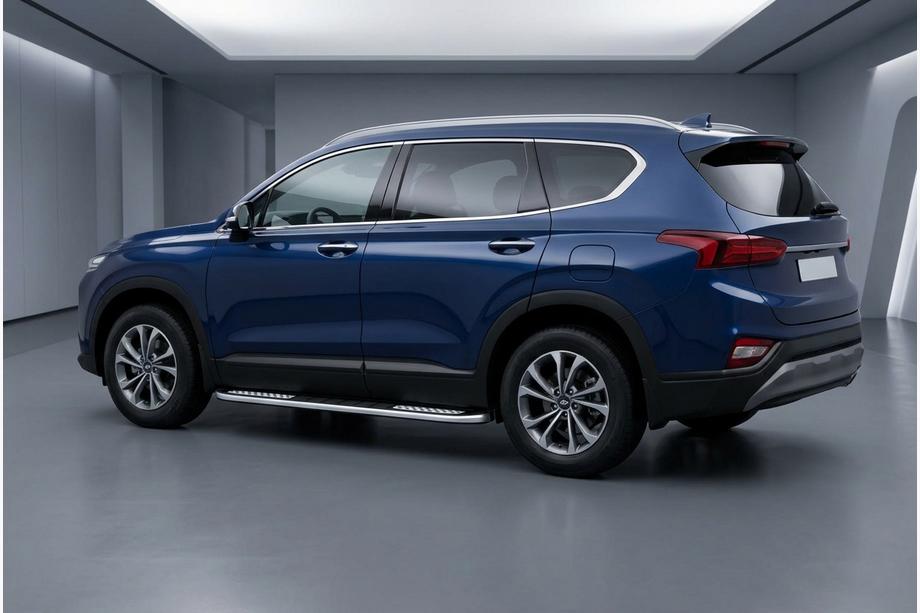 Hyundai Santa Fe 4 2018–2023 Sidetrin Tayga V2 (2 stk., aluminium) Image