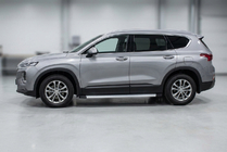Hyundai Santa Fe 4 2018–2023 Sidetrin Maya V2 (2 stk., aluminium) foto 1