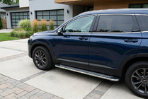 Hyundai Santa Fe 4 2018–2023 Sidetrin Maydos V2 (2 stk., aluminium ↗ rustfrit stål) foto 1