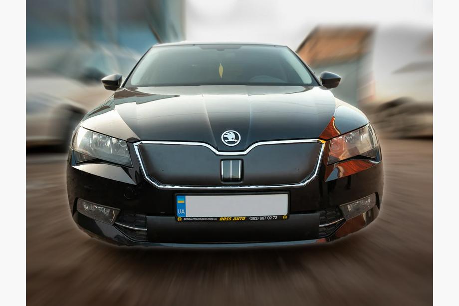Skoda Superb 2015–2024 Vinterafdækning til kølergrill (2015-2019, øverste) Image