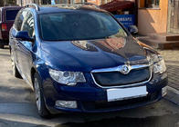 Skoda Superb 2009–2015 Vinterafdækning til kølergrill (nedre, 2008-2013) Mat foto 7