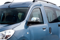 Renault Dokker 2013–2022 Spejlkåber til sidespejle (2 stk., rustfrit stål) OmsaLine - italiensk rustfrit stål foto 1