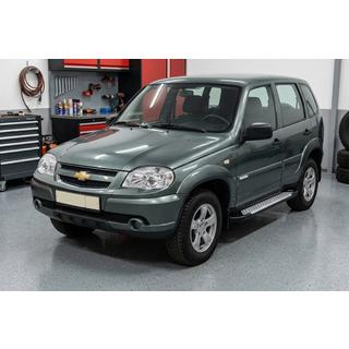 Sidetrin Allmond Grey (2 stk., aluminium) foto 1
