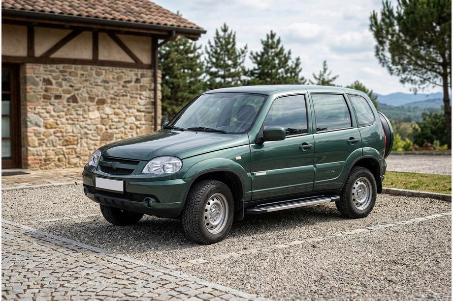 Chevrolet Niva 1998–2020 RedLine V1 sidetrin (2 stk., aluminium) Image