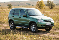Chevrolet Niva 1998–2020 Sunrise sidetrin (2 stk., aluminium) foto 1