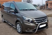 Mercedes Vito/V-klasse W447 2014– Bullbar WT006 (rustfrit stål) foto 1