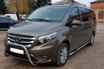 Mercedes Vito/V-klasse W447 2014– Bullbar WT006 (rustfrit stål) foto 2
