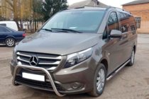 Mercedes Vito/V-klasse W447 2014– Bullbar WT006 (rustfrit stål) foto 3