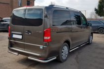 Mercedes Vito/V-klasse W447 2014– Bageste hjørnebeskytter AK003 (rustfrit stål) foto 3