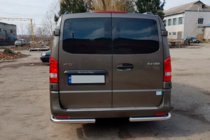 Mercedes Vito/V-klasse W447 2014– Bageste hjørnebeskytter AK003 (rustfrit stål) foto 2