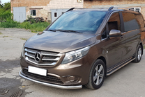 Mercedes Vito/V-klasse W447 2014– Frontbøjle ST008 (rustfrit stål) foto 2