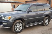 Lexus LX470 1998–2007 Beskyttelse til sidetrin (2 stk., rustfrit stål) foto 2