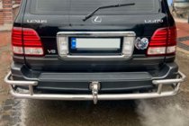 Lexus LX470 1998–2007 Bagerste beskyttelsesbøjle AK009-15 (rustfri stål) foto 2