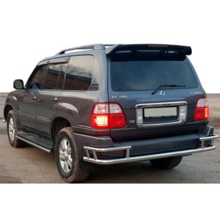 Bagerste beskyttelsesbøjle AK009-15 (rustfri stål) Lexus LX470 1998–2007 foto 1