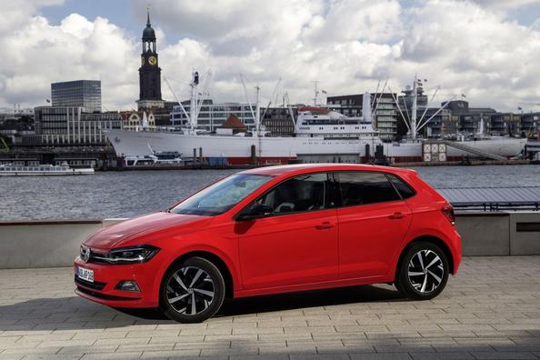Fem-dørs Volkswagen Polo hatchback i sjette generation