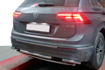 Volkswagen Tiguan 2016–2023 Bageste beskyttelsesbøjle AK001-2 (rustfrit stål) foto 1