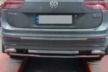 Volkswagen Tiguan 2016–2023 Bageste beskyttelsesbøjle AK001-2 (rustfrit stål) foto 3