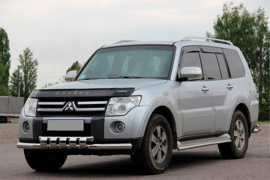 Mitsubishi Pajero Wagon IV 2006–2021 Frontbøjle ST015-13 (rustfrit stål) Foto 4