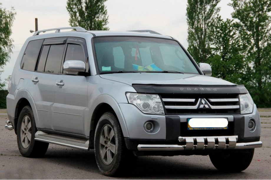 Mitsubishi Pajero Wagon IV 2006–2021 Frontbøjle ST015-13 (rustfrit stål) Foto 2