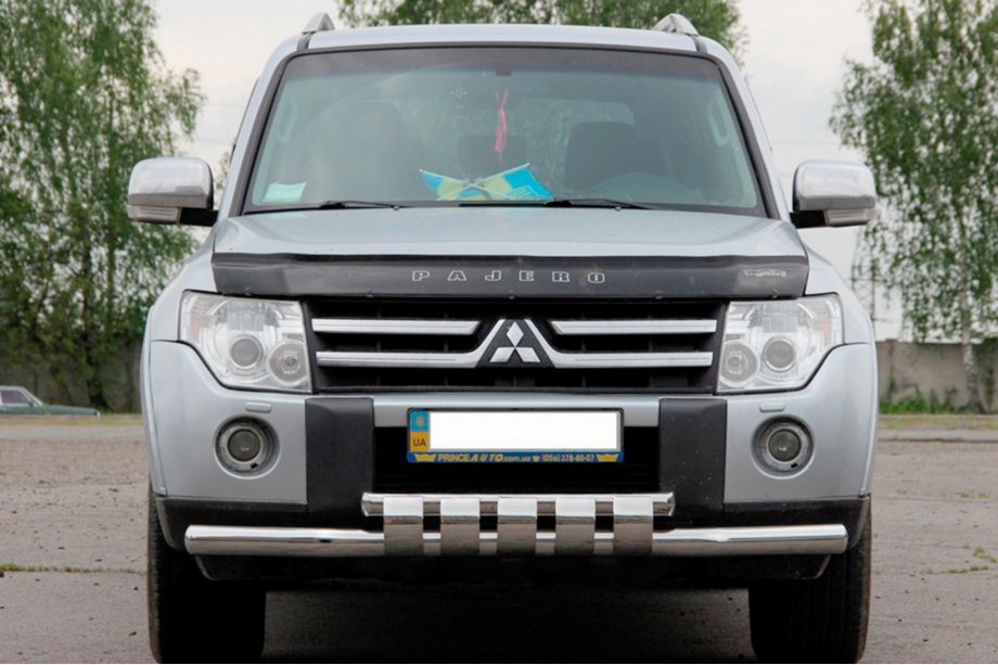 Mitsubishi Pajero Wagon IV 2006–2021 Frontbøjle ST015-13 (rustfrit stål) Foto 1