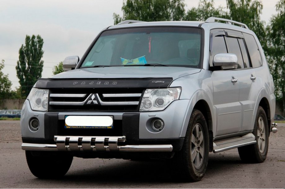 Mitsubishi Pajero Wagon IV 2006–2021 Frontbøjle ST015-13 (rustfrit stål) Foto 3