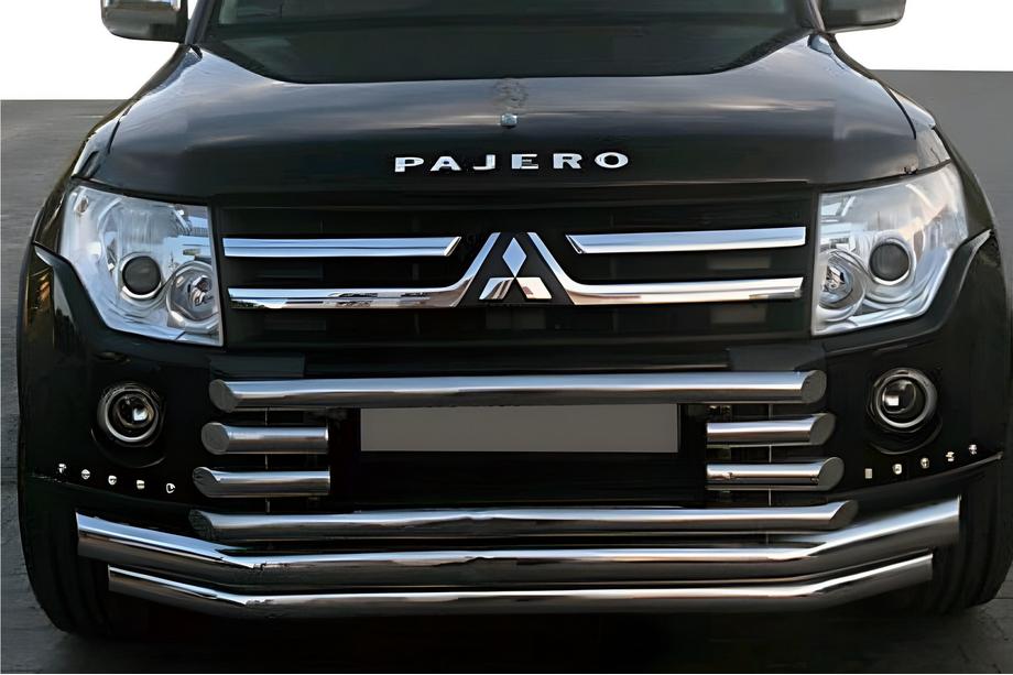 Mitsubishi Pajero Wagon IV 2006–2021 Frontbøjle ST015-9 (rustfrit stål) Image