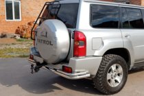 Nissan Patrol Y61 1997–2011 Bageste bøjle AK005-3 (rustfrit stål) foto 2