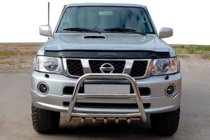 Nissan Patrol Y61 1997–2011 Kofangerbøjle QT007 (rustfrit stål) foto 1