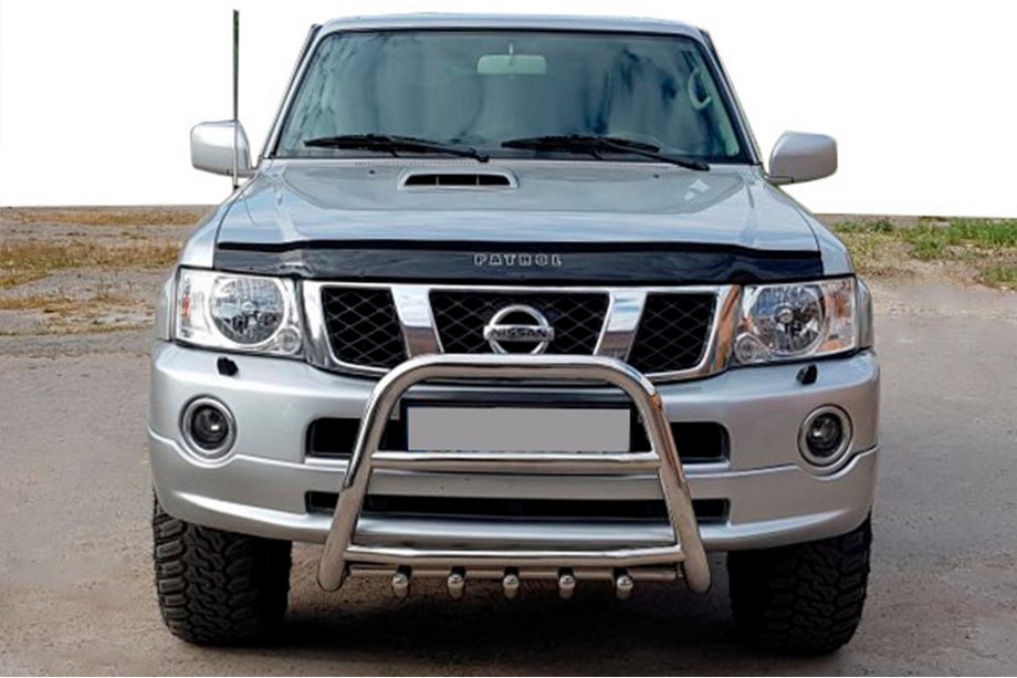 Nissan Patrol Y61 1997–2011 Kofangerbøjle QT007 (rustfrit stål) Image