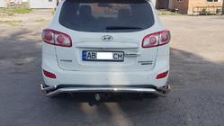 Hyundai Santa Fe 2 2006–2012 Bagbøjle AK007-1 (rustfrit stål) foto 4