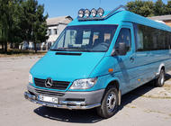 Mercedes Sprinter W901/902/903/904/905 1995–2006 Frontbeskyttelse ST015-2 (rustfrit stål) foto 4