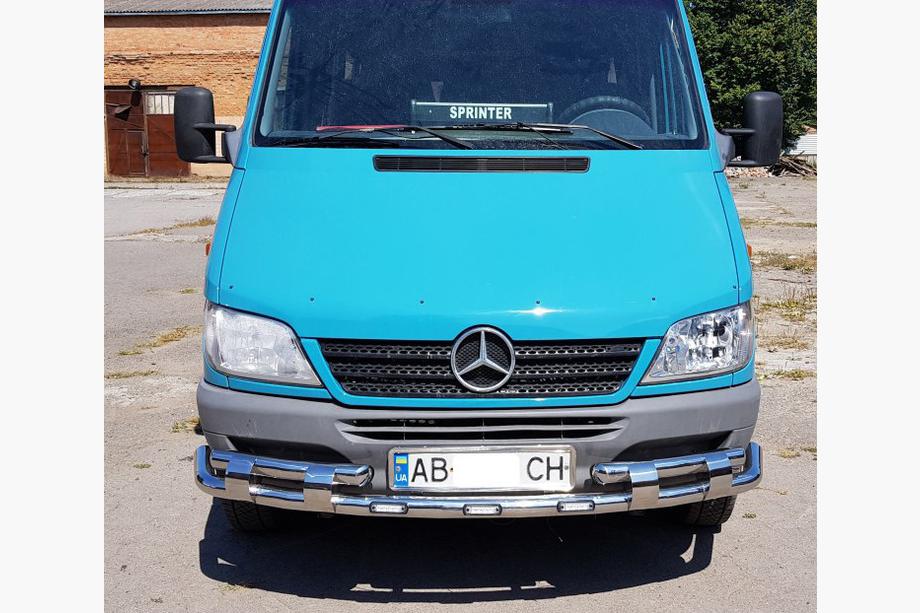 Mercedes Sprinter W901/902/903/904/905 1995–2006 Frontbeskyttelse ST015-2 (rustfrit stål) 2000-2006 Foto 5