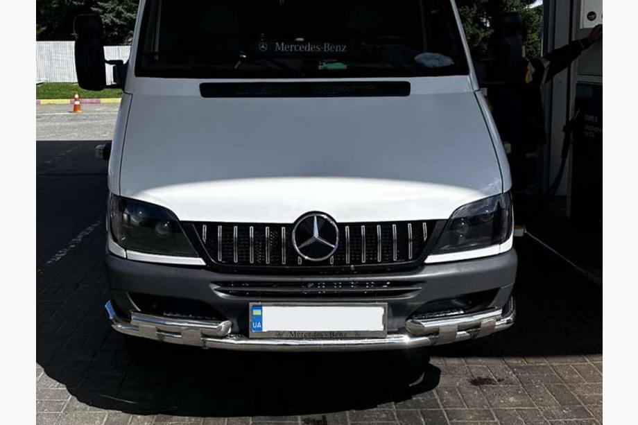 Mercedes Sprinter W901/902/903/904/905 1995–2006 Frontbeskyttelse ST015-2 (rustfrit stål) 2000-2006 Foto 8