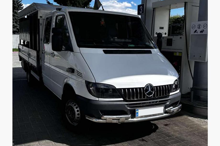 Mercedes Sprinter W901/902/903/904/905 1995–2006 Frontbeskyttelse ST015-2 (rustfrit stål) 2000-2006 Foto 7