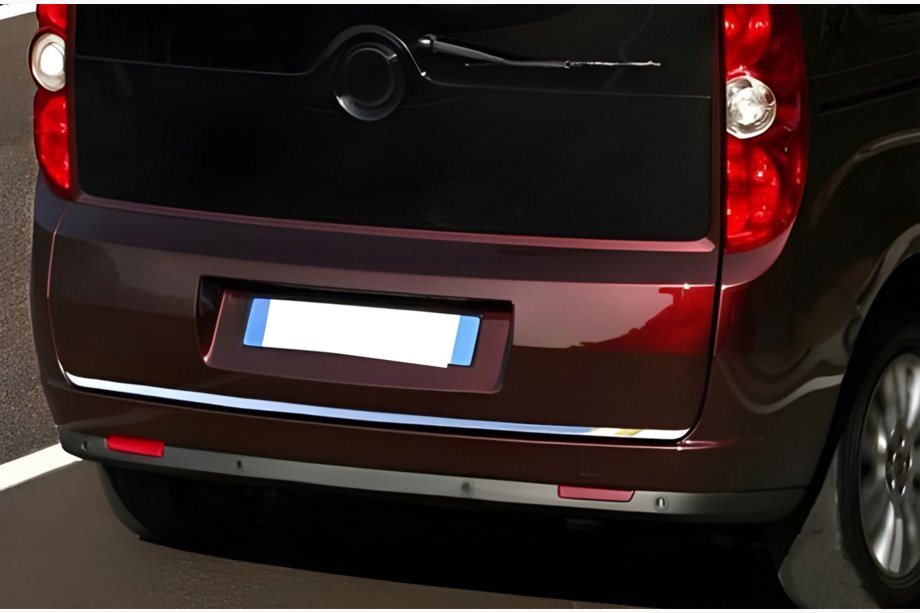 Opel Combo 2012–2018 Kantliste til bagklap (rustfrit stål) OmsaLine - italiensk rustfrit stål Foto 2